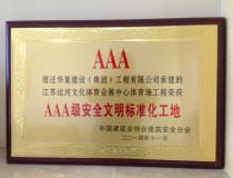 集團(tuán)公司兩項(xiàng)工程獲江蘇省標(biāo)準(zhǔn)化文明工地
